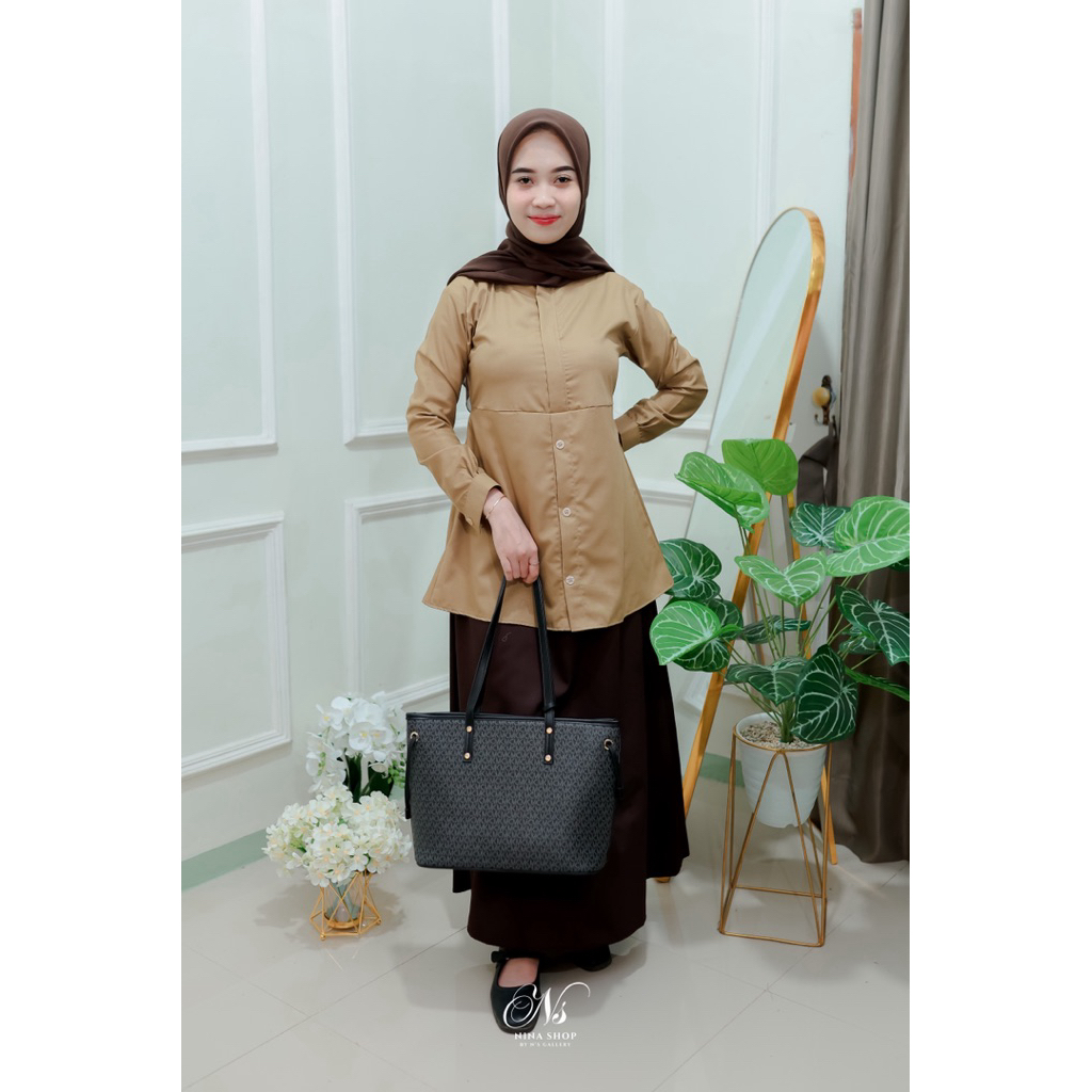 SERAGAM PRAMUKA GURU WANITA  SEMI ROK | BAJU PRAMUKA PEMBINA WANITA TERBARU 2025 TOYOBO FODU