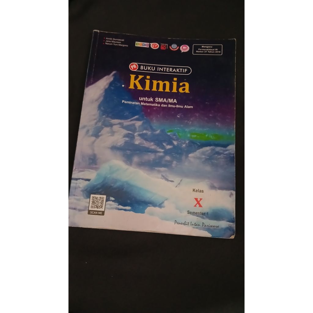 Pr kimia untuk sma peminatan kelas X semester 1