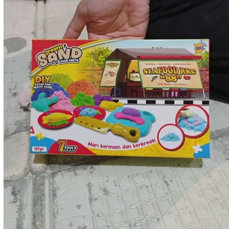 Mainan Anak Pasir Ajaib - Mainan Pasir Cetak - Pasir