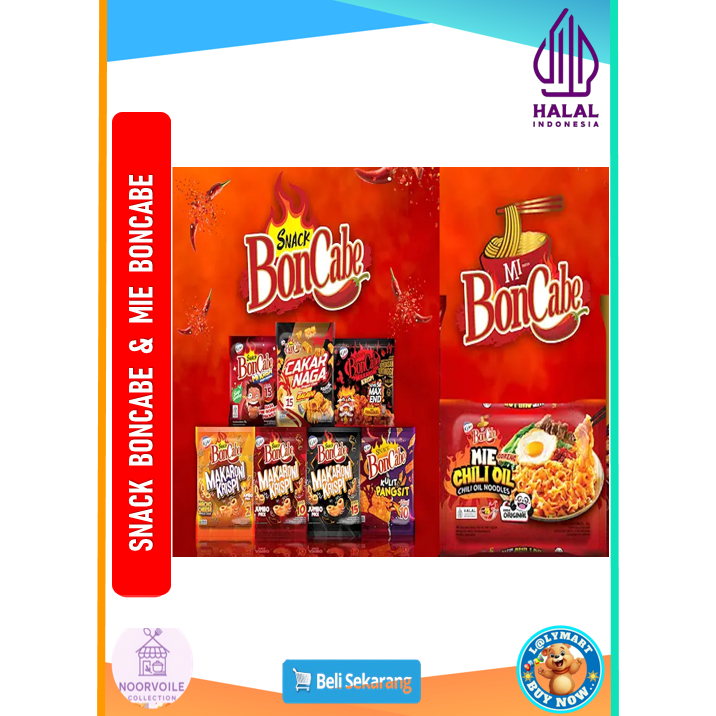 BonCabe  Snack  &  Boncabe Mie  (Sachet)