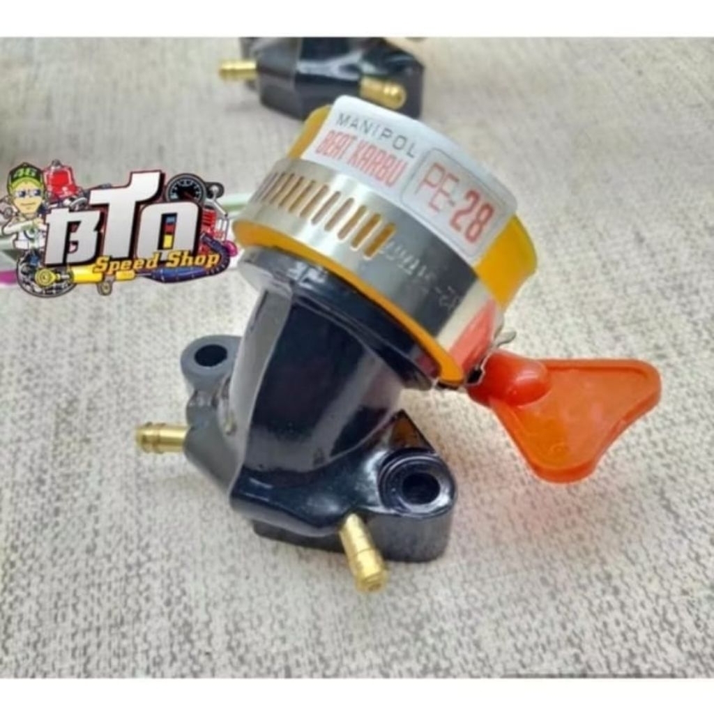 Manipol Beat Vario Karbu PE/PWK 24 26 28 Manipul Intake Beat Vario Karbu Alumunium