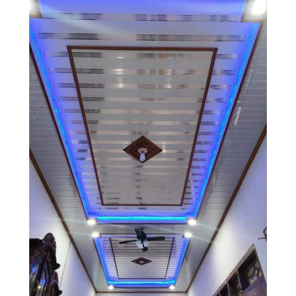 plafon PVC interior minimalis terbaru terpasang inclued jasa dan bahan