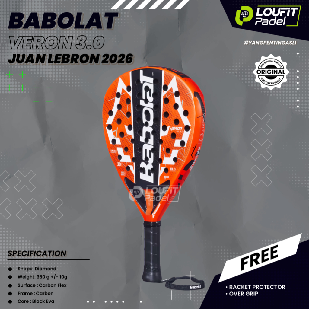 BABOLAT VERON JUAN LEBRON 3.0  (2026) Racket Padel