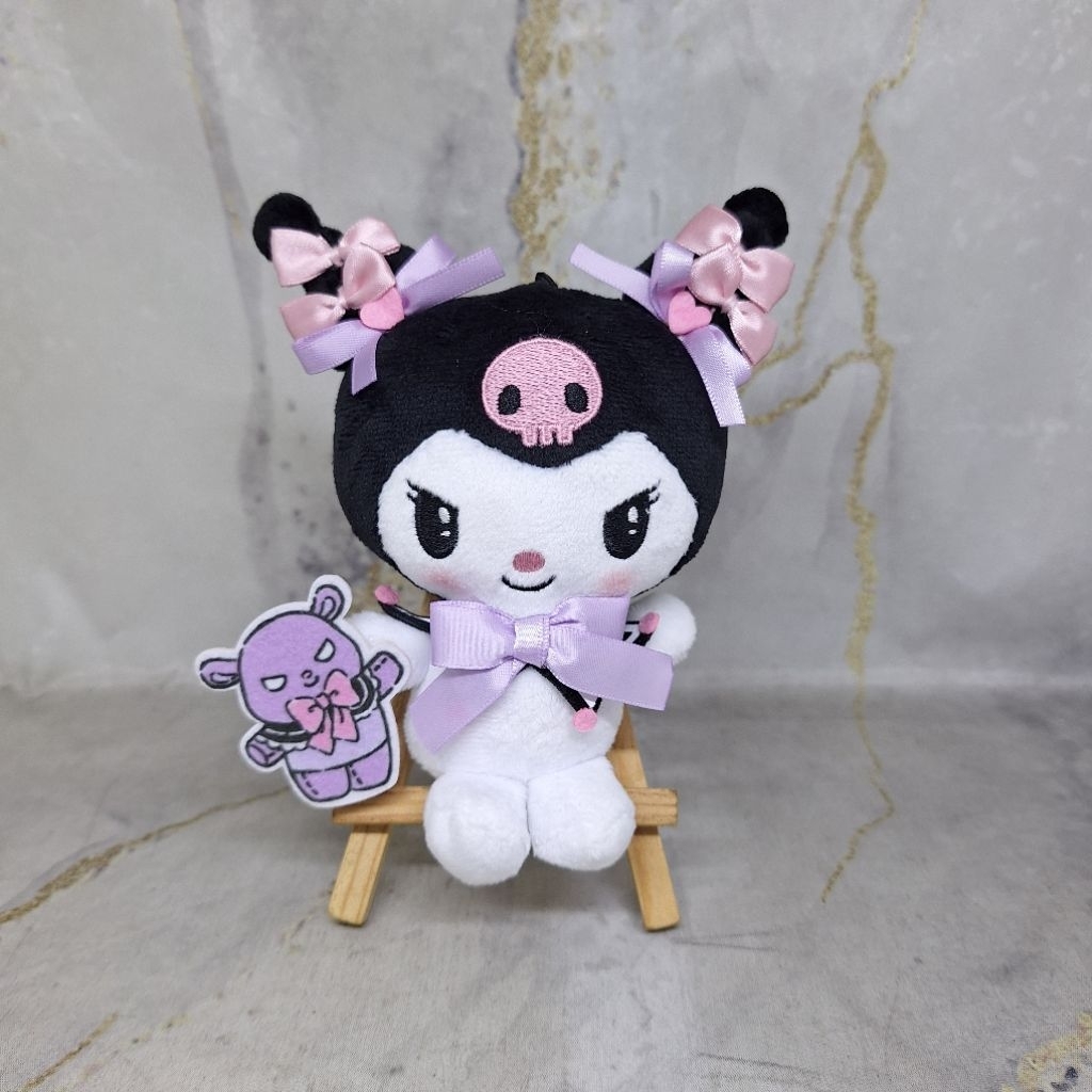 ( BACA DESKRIPSI ) Preloved Sanrio Kuji 2022 Kuromi Mascot Plush Gantungan Kunci Bag Charm
