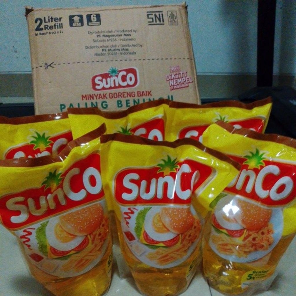 Minyak Goreng Kelapa Sawit SUNCO 2 liter