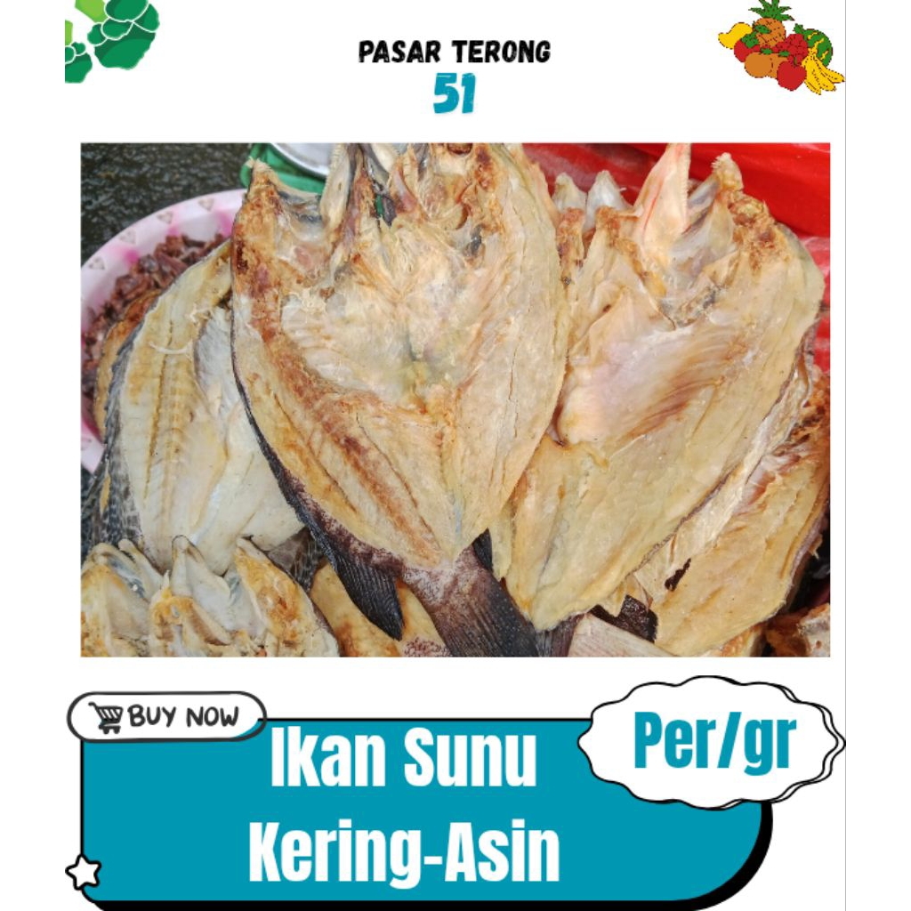 Ikan Sunu Kering-Asin Makassar