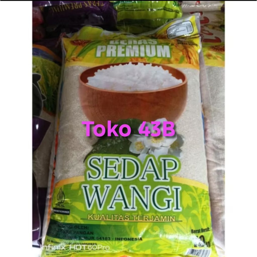 Beras Sedap Wangi 10kg instant Surabaya