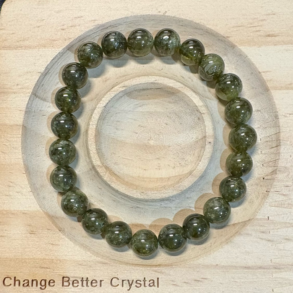 Gelang Batu Alam Natural Tsavorite Green Garnet Top Grade HQ