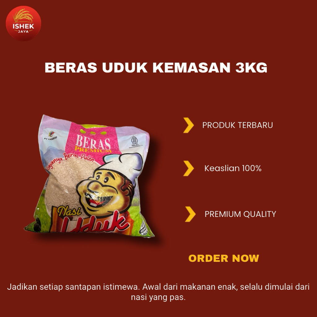 Beras Uduk 3Kg