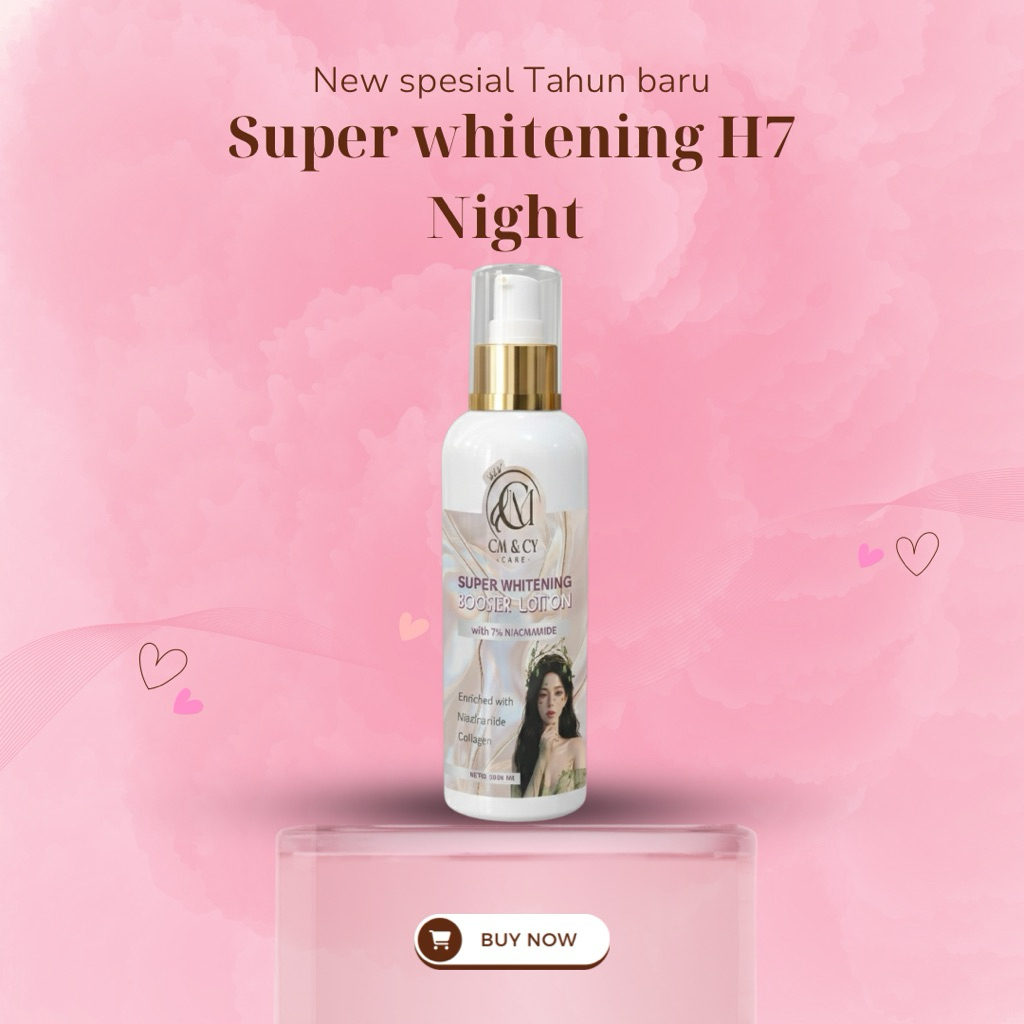 Hb pemutih badan. Night SUPER WHITENING H7 BPOM  KELUPAS|| Hb beauty