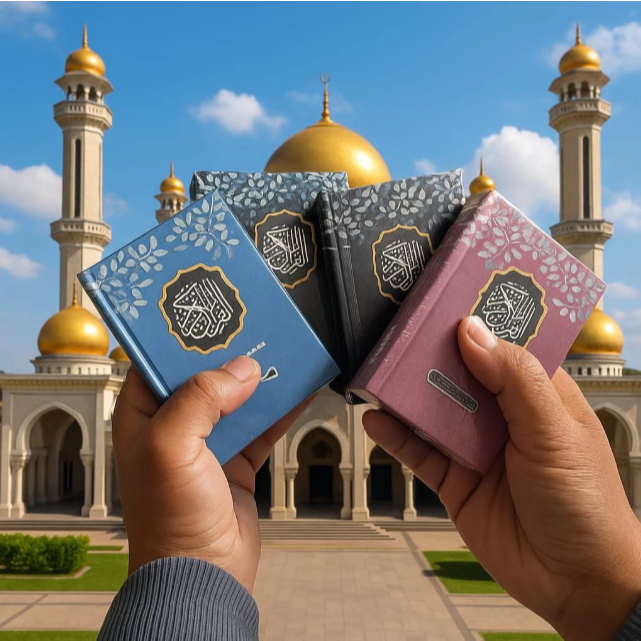 Huda Alquran Saku Metalic Warna Khot Usmani 15 Baris