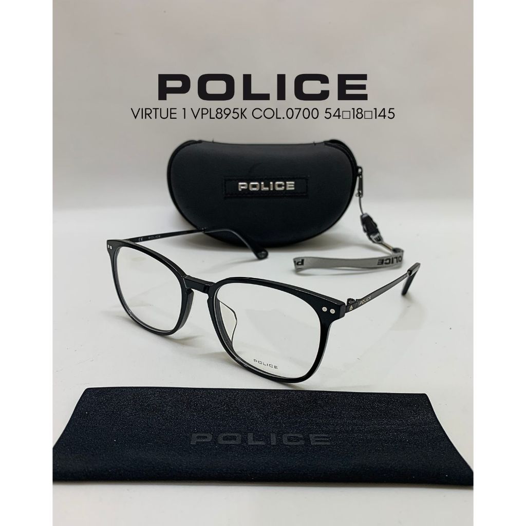 kaca mata original lengkap merk POLICE ex display optik se's