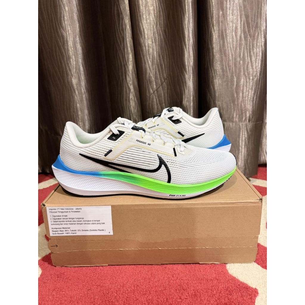 Nike Air Zoom Pegasus 40 Running Shoes Sepatu Lari PRELOVED