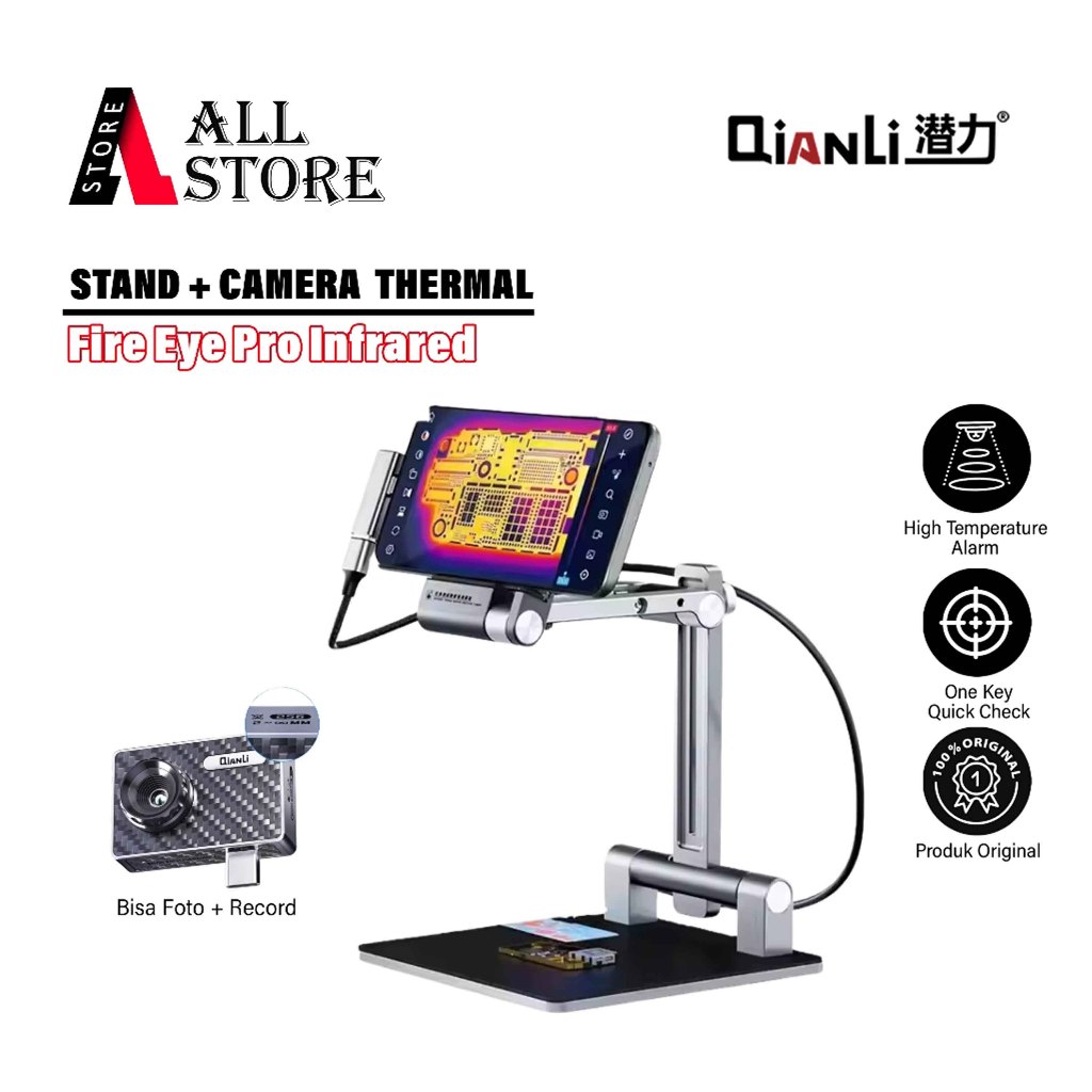 QIANLI Fire Eye Pro Infrared Thermal Camera Foldable Holder Version - Kamera Thermal Infrared - Alat