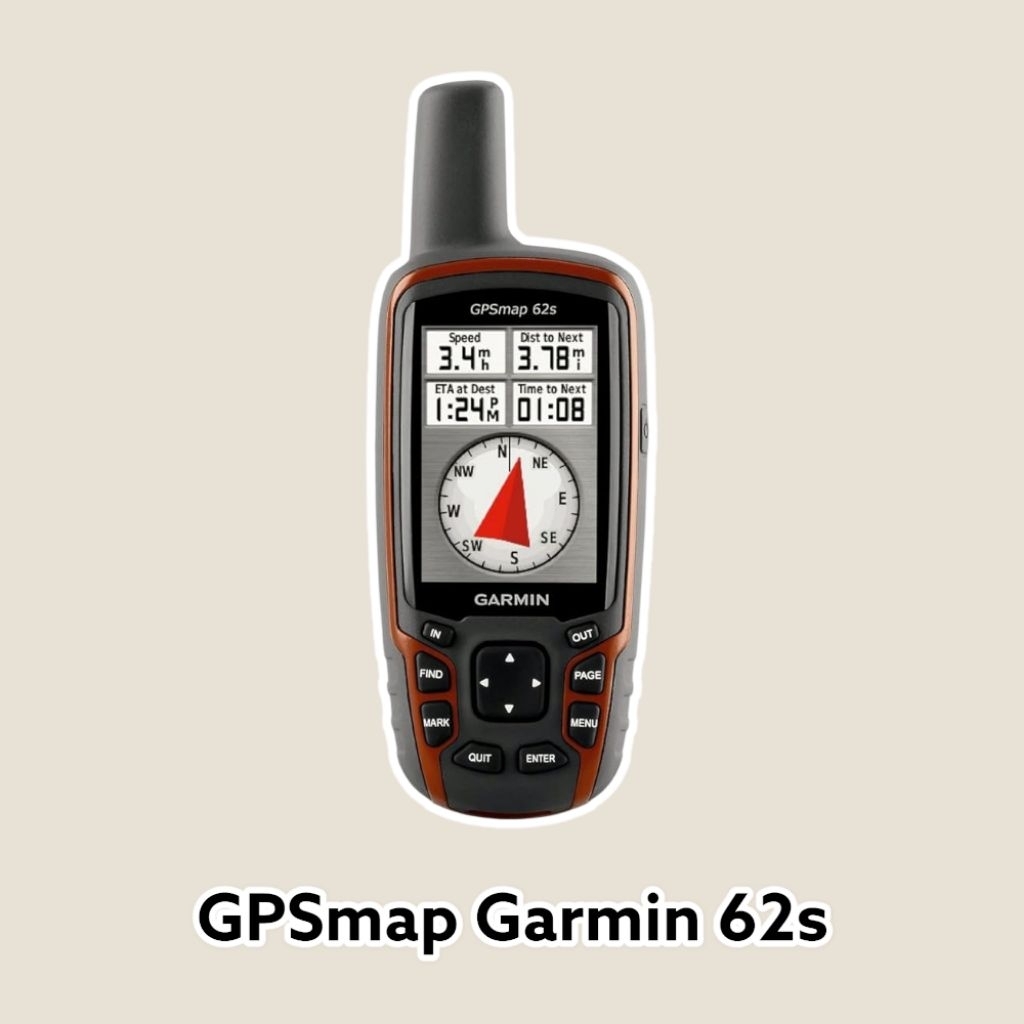 GPS Garmin 62s bekas normal