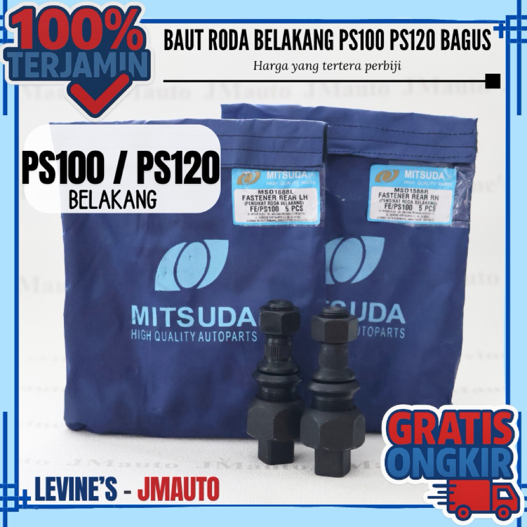 Baut roda BELAKANG PS120 kanan baut roda belakang ps120 kiri baut roda belakang ps100 kanan baut rod