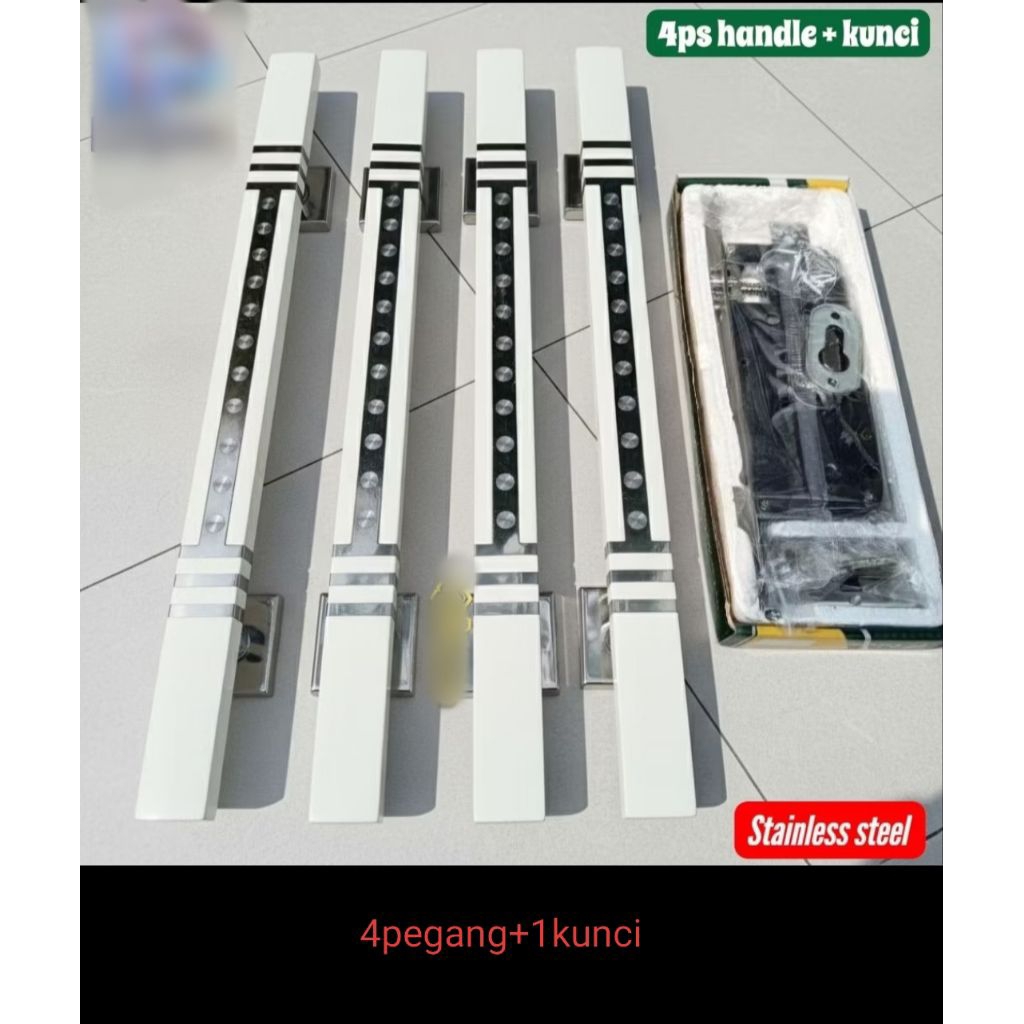 1set pegangan pintu rumah minimalis/1set handle pintu rumah minimalis/1set gagang pintu rumah minima