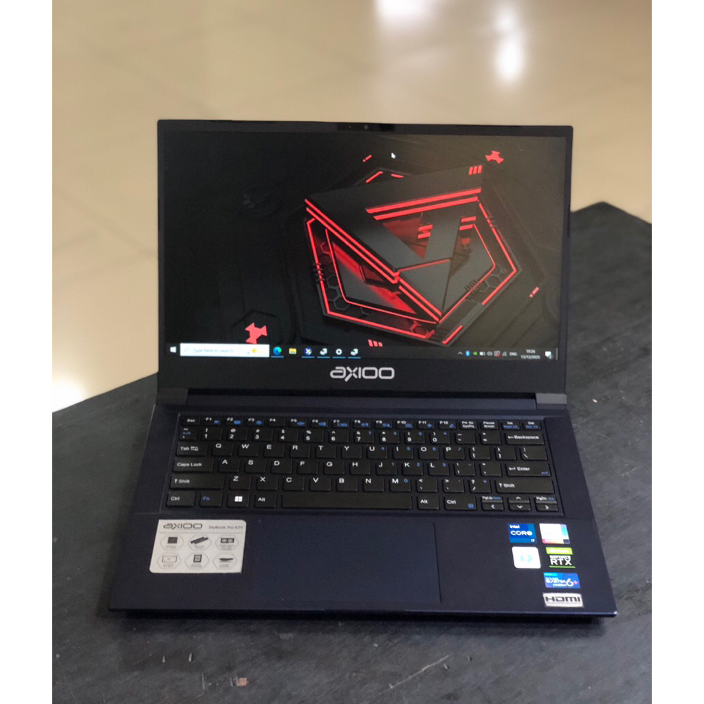 Axio Mybook Pro K7V Core i7-1165G7 Ram 16GB VGA RTX 3050 4GB