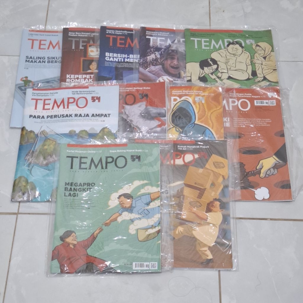 MAJALAH TEMPO BARU EDISI TAHUN 2025