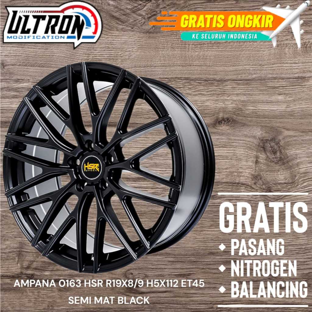 VELG RING 19 HSR AMPANA PCD 5X112 PELEK RING 19 MOBIL BMW SUBARU AUDI