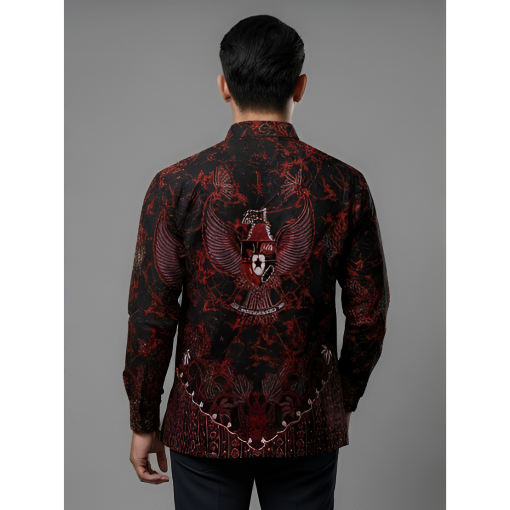 Arkana Batik Slimfit Motif Garuda