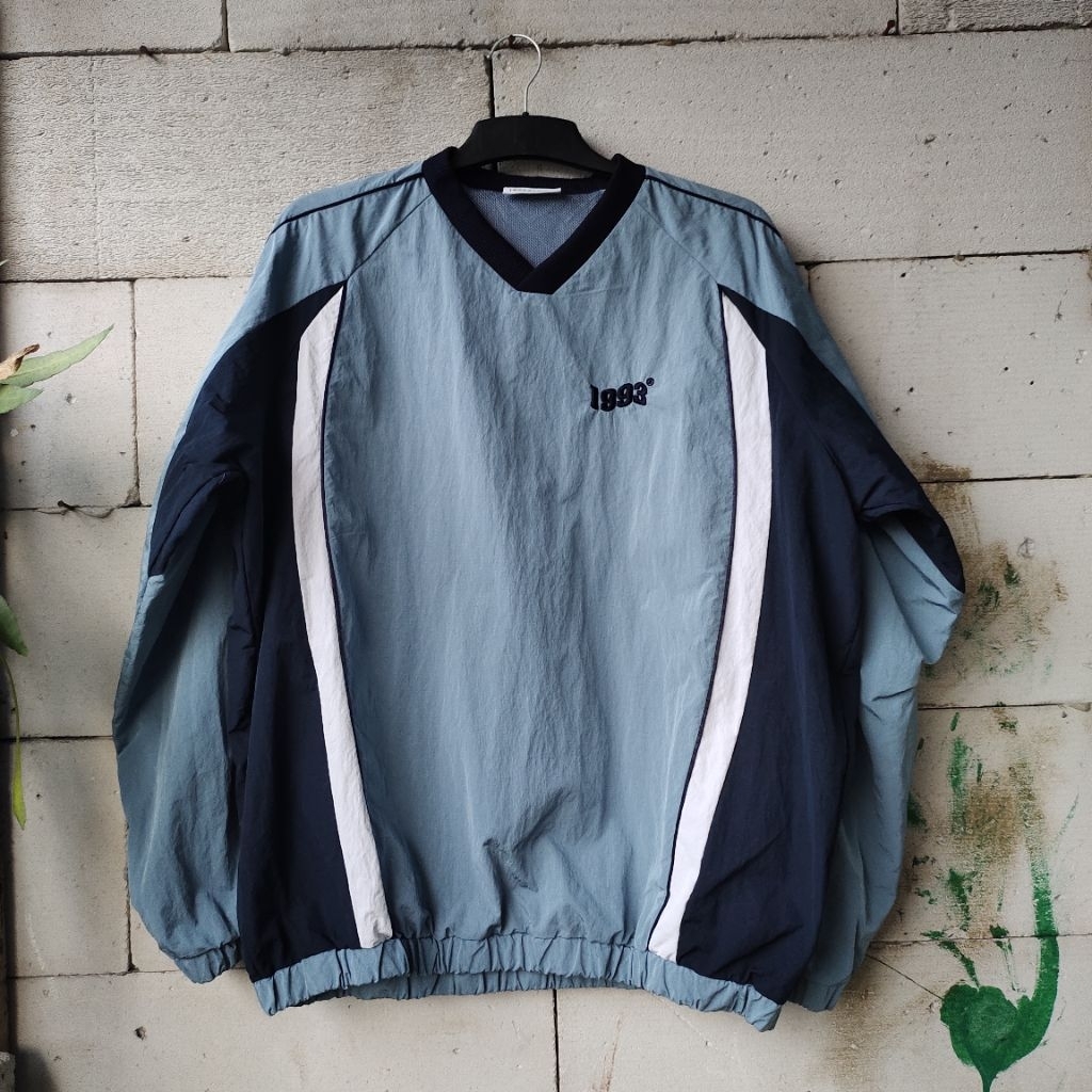1993 Studio Crewneck Windbreaker Sport Jacket Casual