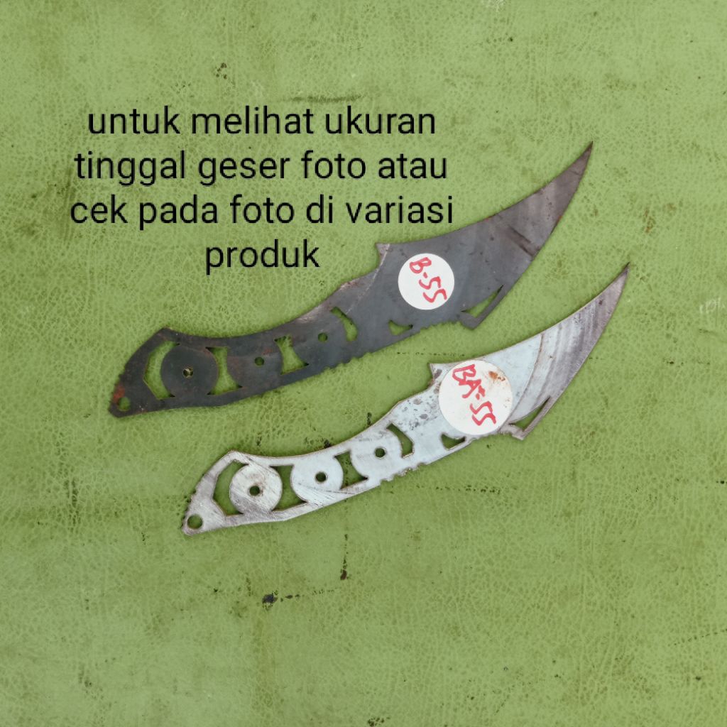 B-55 Baja HSS DMO5/CO5/M2/M42 tebal 2mm