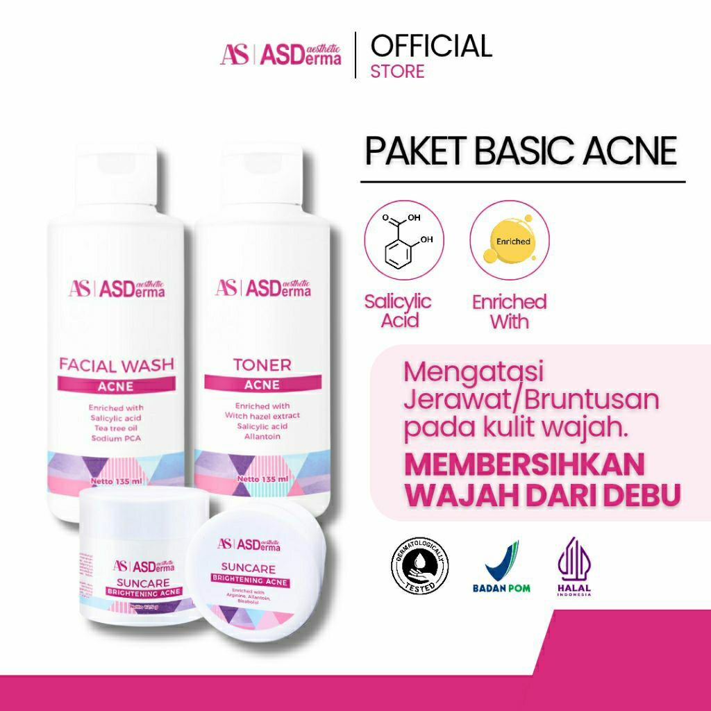 ASDERMA PAKET GLOWING LUXURY 60ML
