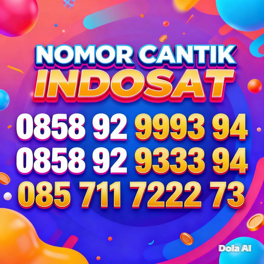 nomor cantik Indosat angka urut naik
