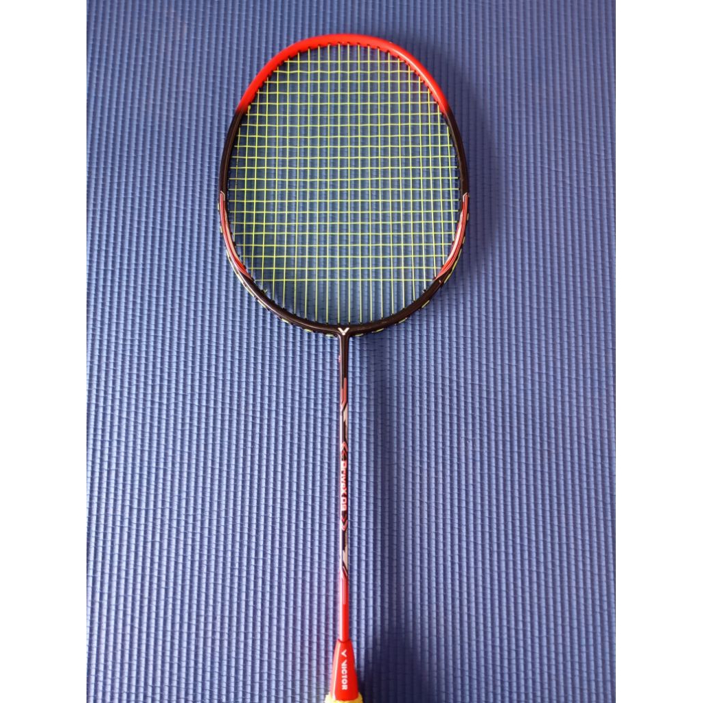 Raket second Victor drive x 9 Warna merah hitam original