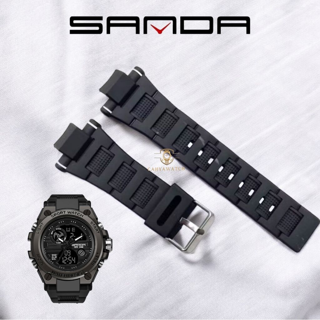 Strap Tali Jam Sanda 739 Tali Jam Sanda 6008 Rubber
