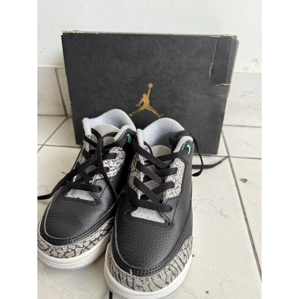preloved sepatu anak jordan retro 3 original mulus