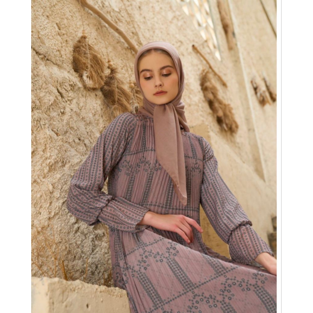 REEHAM DRESS BY JAVINA OFFICIAL  /  REEHAM PLEATS LUXURY DRESS JAVINA   / REHAM DRESS ORIGINAL JAVIN