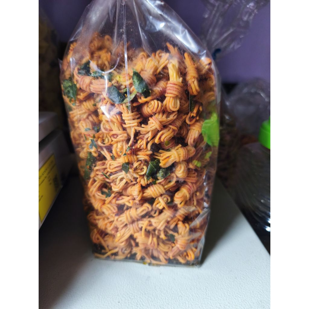 mie gulung pedas daun jeruk