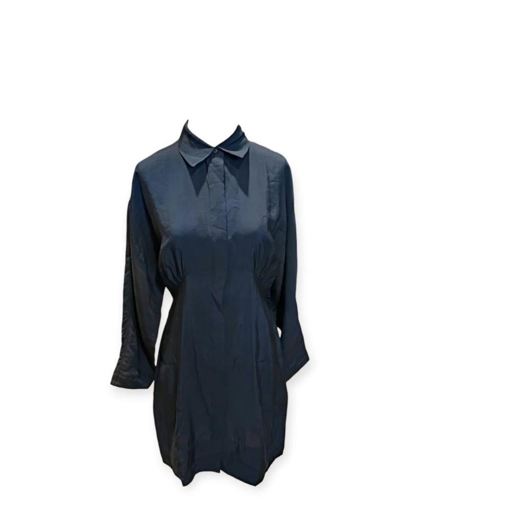 Cos Black Midi Dress