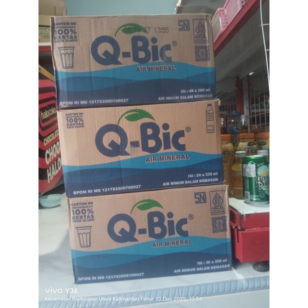 AIR Gelas qbic ready balikkapan 1 dos