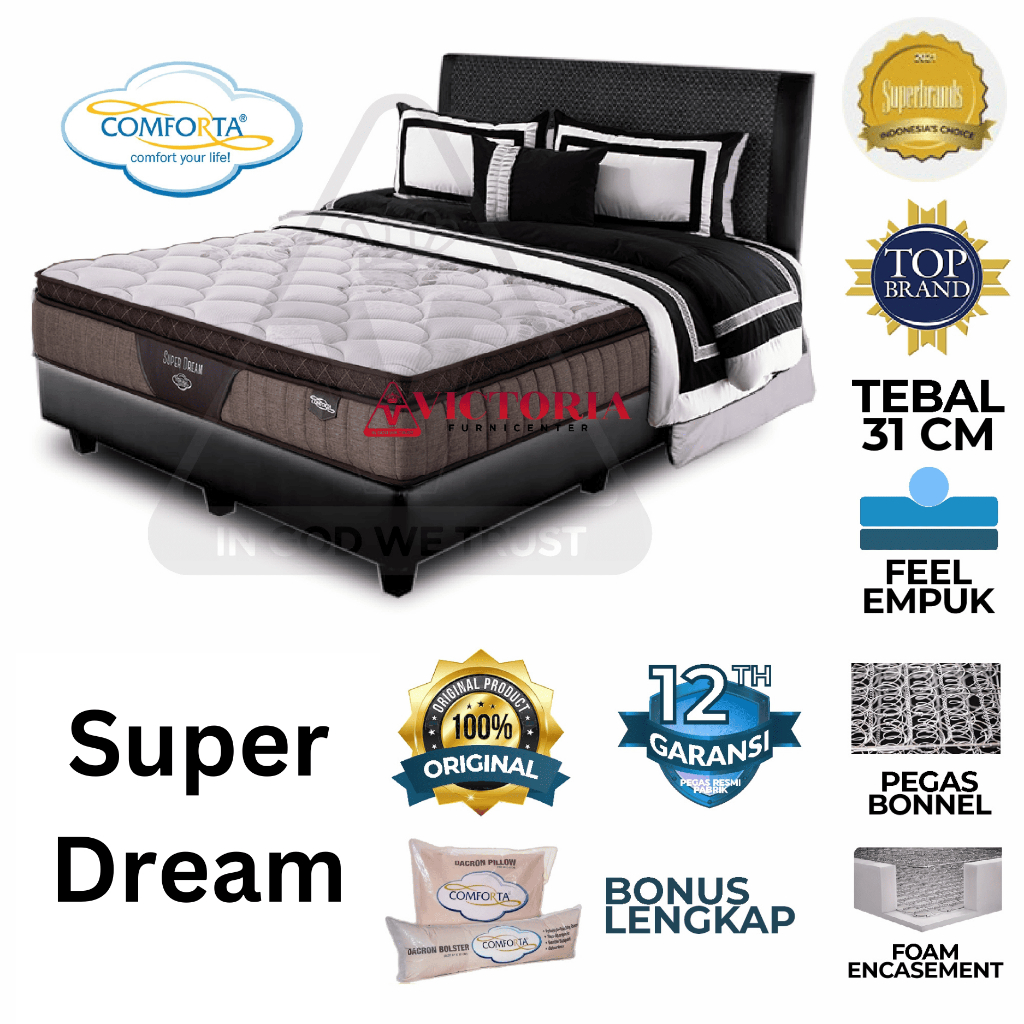 Comforta Super Dream Anna 160 x 200 160x200 Fullset Full Set Full Bed Set