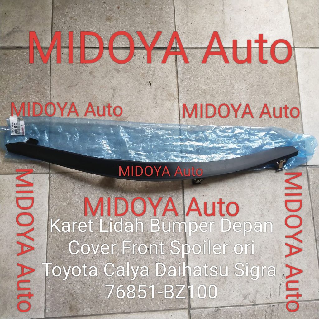 Karet Lidah Bumper Depan Cover Front Spoiler Toyota Calya Daihatsu Sigra ori 76851-BZ100