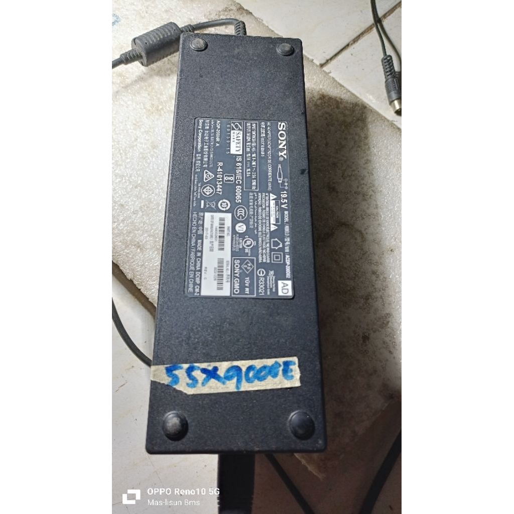 adaptor AC Power Adapter Charger for Sony Bravia TV 55X9000E
