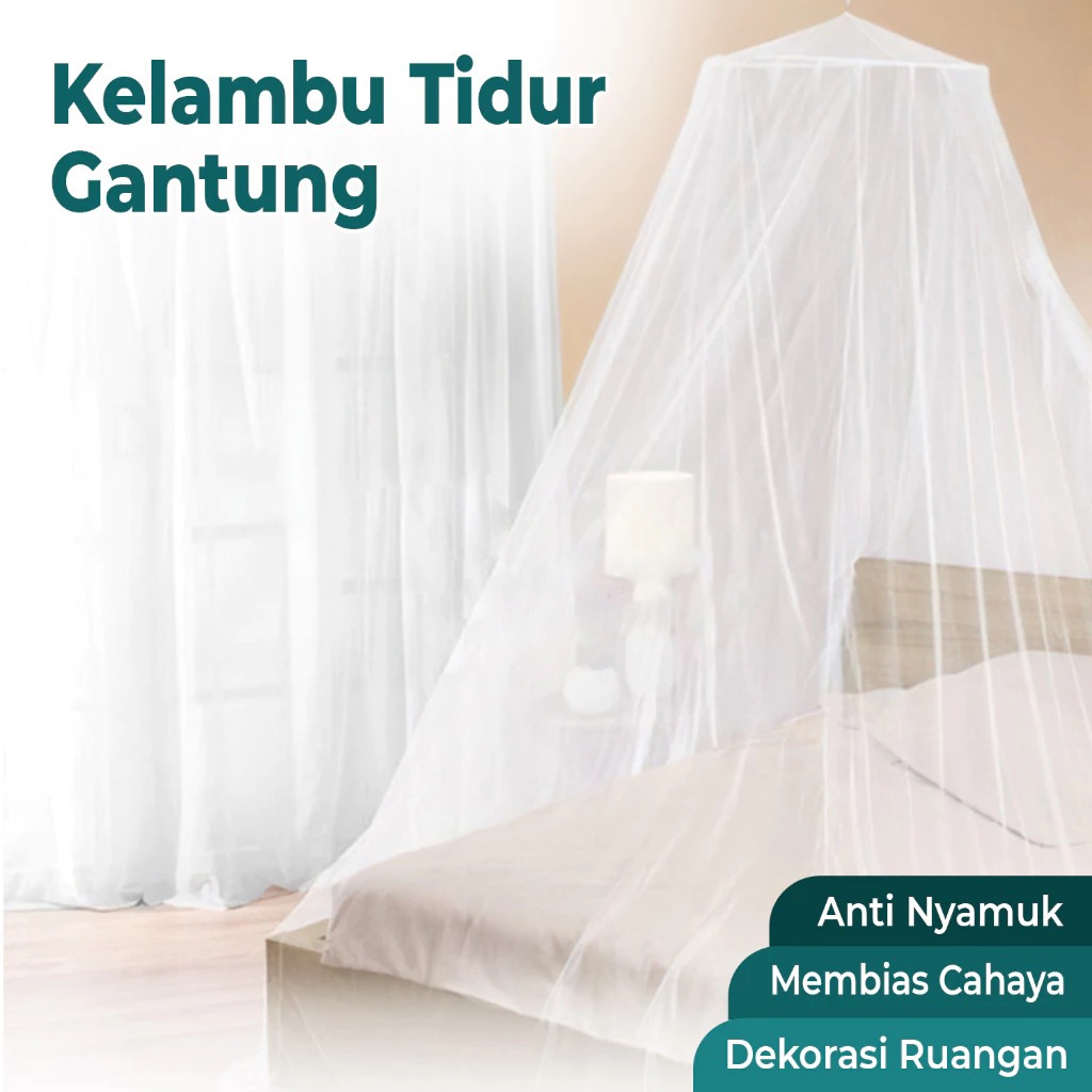 Kelambu tidur gantung anti nyamuk serangga kelambu kamar tempat tidur