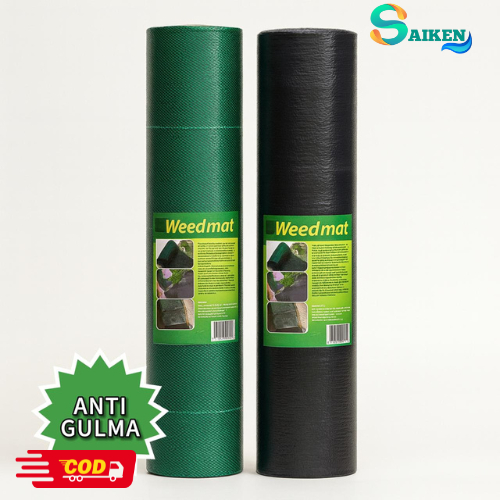 Weedmat Hitam Hijau 1,2 x 50 M • Alas Kebun Anti Gulma
