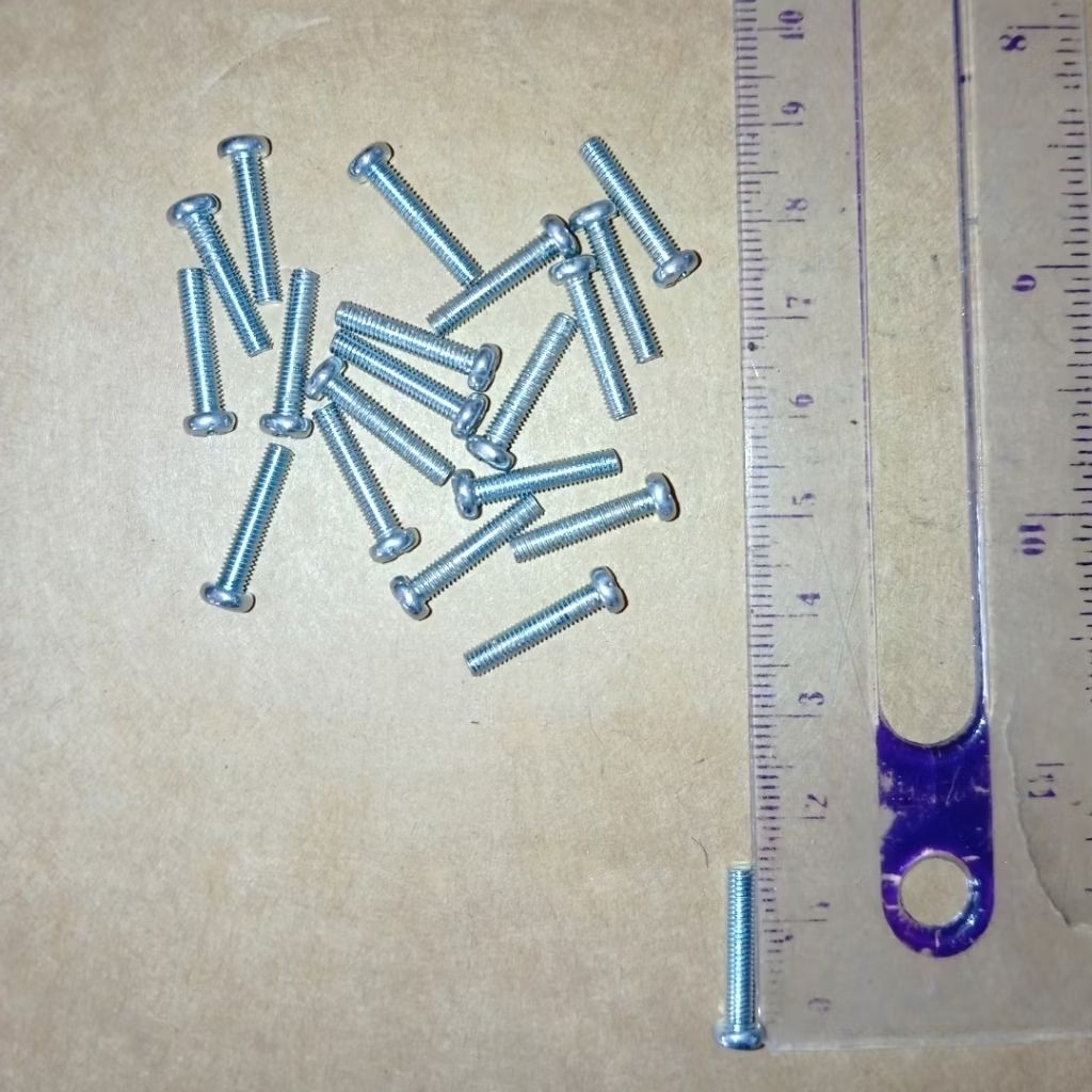 Baut 3mm 3x15 per 10 pcs baut 3mm