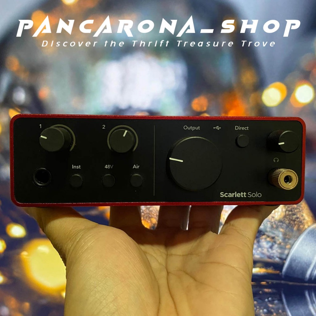 Focusrite Gen 4 solo Second like an new euy