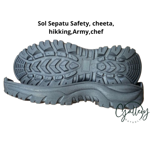 Sol Sepatu safety Bahan karet alas sepatu cheeta king Alas sepatu Safety anti slip