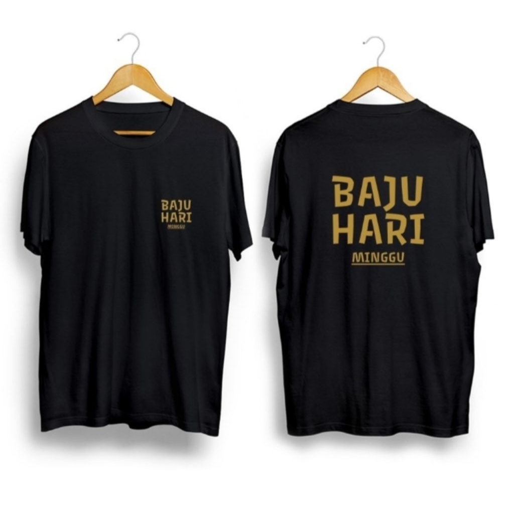 KAOS BAJU HARI MINGGU-KAOS KASUAL DISTRO HARI MINGGU HARI LIBUR-KAOS DISTRO-KAOS ORIGINAL CUSTOM
