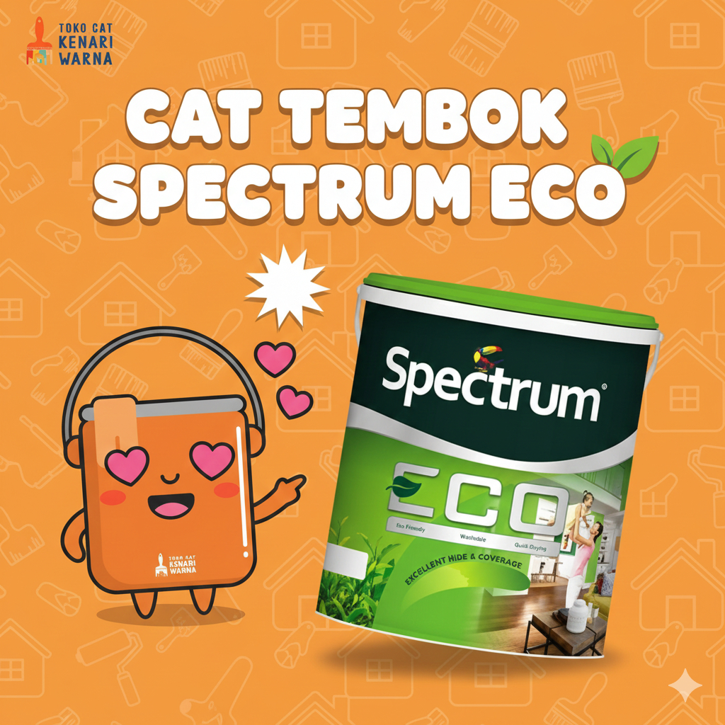 SPECTRUM ECO INTERIOR EXTERIOR - CAT INTERIOR EXTERIOR PUTIH 18,9 L