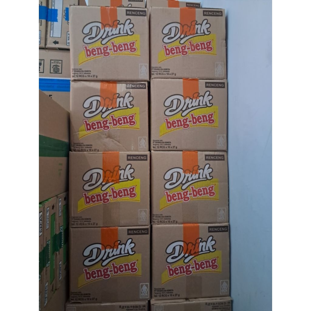 Drink Beng Beng 1 Dus / Karton isi 12 renteng (120 sachet) Kemasan bonus 10+1