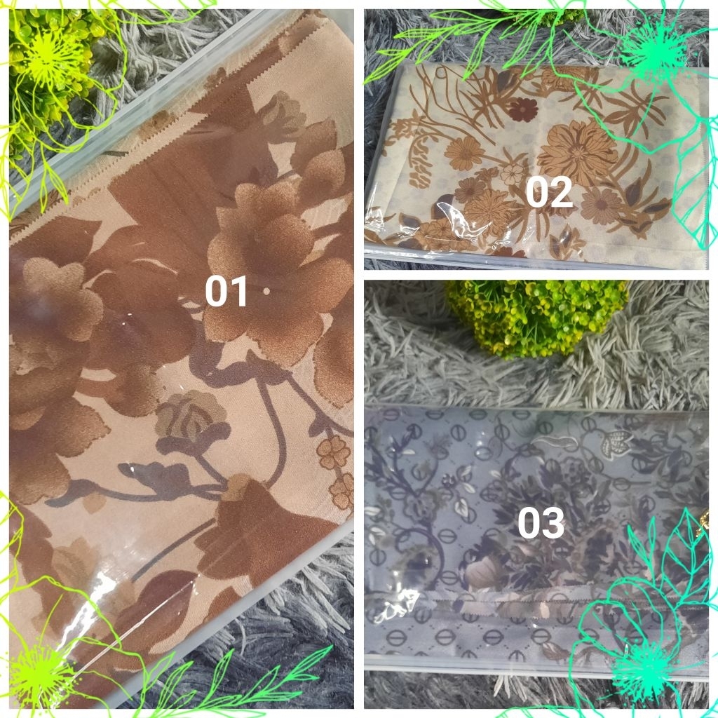 HIJAB SEGI EMPAT GLITER (Glamour)by Azara