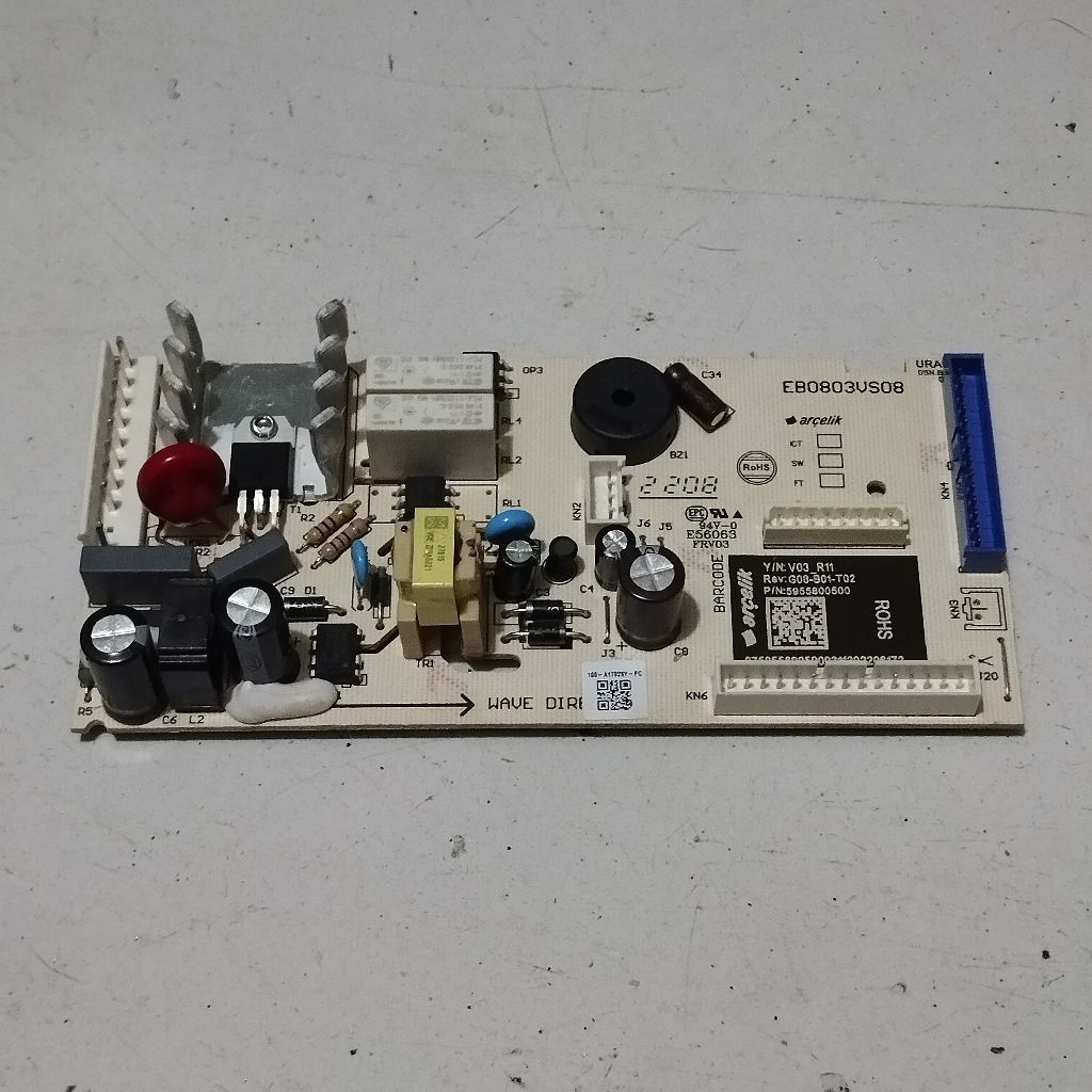 modul PCB kulkas 2pintu Beko inverter original