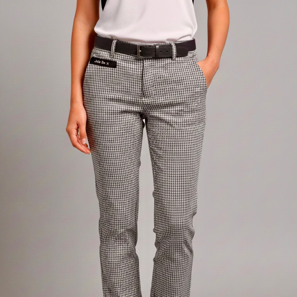 Celana Panjang JDX GOLF Putih Motif Olahraga Original Second Preloved